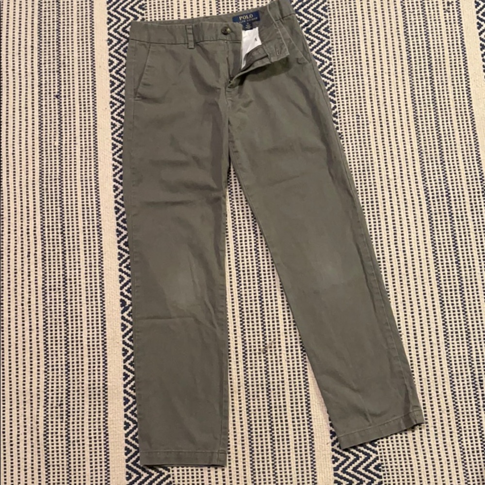 Gray Polo Chinos